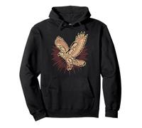 Nativo Americano Indios Halcón Cola Roja & Sol Naturaleza Sudadera con Capucha