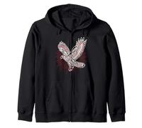 Nativo Americano Indios Halcón Cola Roja & Sol Naturaleza Sudadera con Capucha