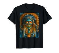 Nativo Americano - Jefe Guerrero Lakota - Tocado Indio Camiseta