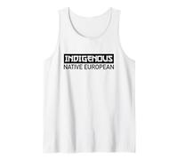 Nativo Europeo Indígena (Patriota) Camiseta sin Mangas