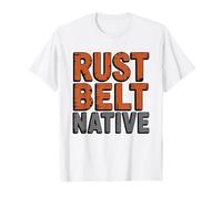 Nativo Rust Belt Orgullo Industrial Nacido En Midwest Ohio Camiseta