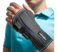 NativoDex Muñequera Ortopédica para Túnel Carpiano y Tendinitis - Muñequera Ajustable Deportiva para Soporte de Muñeca, Esguince, Metacarpiana y Uso Diario, Izquierda