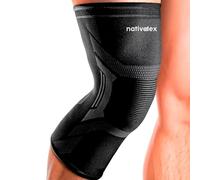 NativoDex Rodillera Menisco y Ligamento de Compresión Antideslizante - Rodillera Ortopédica Deportiva Estabilizadora para Hombre y Mujer - Soporte para Running, Gimnasio, Artrosis, Tendinitis y Rótula