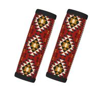 Nativos americanos del suroeste, indígenas aztecas y navajos, 2 piezas de fundas para asas de equipaje, cubiertas suaves y cómodas para asas de equipaje. Etiqueta para equipaje.