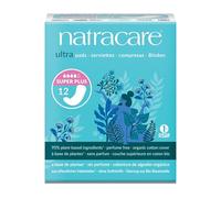 Natracare Almohadillas de algodón orgánico Ultra 12 Super Plus Flow