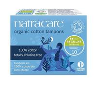Natracare - Almohadillas orgánicas regulares sin aplicador, 10