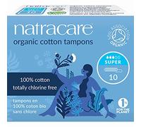 Natracare Organic Super Cotton Tampons - Pack Of 10 Tampons
