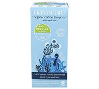 Natracare Tampon Regular 16 unidades Aplicador Sin aroma Sin plástico Sin blanqueamiento con cloro