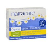 Natracare - Almohadillas orgánicas regulares sin aplicador, 10