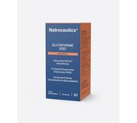 Natroceutics Glutatión SOD 30 Cápsulas Veganas| Glutatión liposomal Setria| Superóxido dismutasa protegida| Mayor concentrado celular y biodisponibilidad