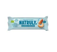 NATRULY Barritas Energéticas BIO Almendra + Anacardos Sin Azúcar Añadido, 100% Natural y Orgánicas, Sin Gluten, Vegana -Pack 24x40g