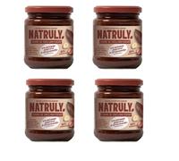 NATRULY Crema de Avellanas y Cacao Sin Azúcar y Sin Edulcorantes, con Fibra de Achicoria, 43% Avellana