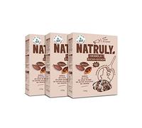 NATRULY Granola BIO de Frutos Secos y Semillas Sin Cereales, Sin Gluten y Sin Azúcar Refinado, Vegana, Sabor Cacao, Coco y Quinoa -Pack 3x325g)