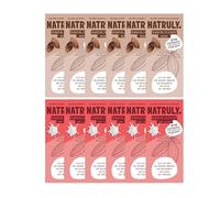 NATRULY Tableta de Chocolate sin Azúcar y sin Edulcorantes con Fibra de Achicoria, sin Gluten -Pack 6 Chocolate con Leche + 6 Cacao 72%