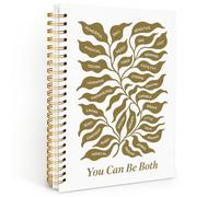 NATSUNO Boho Botanical Mental Health Spiral Notebook Journal 5.5x8.3in