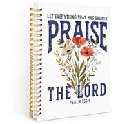 NATSUNO Christian Bible Verse Spiral Notebook Journal 5.5x8.3in