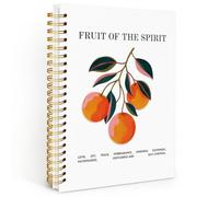 NATSUNO Fruit of the Spirit Christian Spiral Notebook Journal 5.5x8.3in