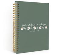 NATSUNO Sage Green Christian Spiral Notebook Journal 5.5x8.3in