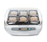 Natto Maker - Fermentador de acero inoxidable de 3,5 L con panel de control inteligente, máquina multifunción para yogur Natto y Tempeh, uso doméstico