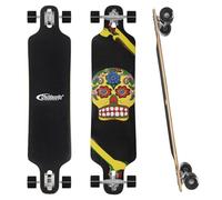 Nattork Monopatín Longboard Cruiser de 42 pulgadas Completa 8 Ply Canadian Hard Maple for Commuting, Carving & Downhill Riding with T-Tool, Made for Adults, Teens and Kids