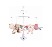 Nattou 631310 Móvil musical Iris y Lali, Dulce canción de cuna "La-Le-Lu", 48 x 7 x 15 cm, Beige/Rosa/Azul