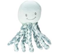 Nattou 879255 - Peluche Musical de Pulpo, Melodía "La-Le-Lu", Para recién nacidos y prematuros, 23 cm, Verde menta