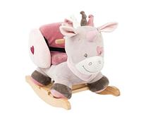 Nattou Balancín Jade la Unicornio, 10 - 36 meses, 60 x 39 x 50 cm, Beige/Rosa