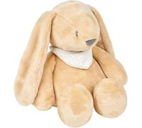 Nattou Conejo de peluche con luz nocturna, Sleepy, 7 colores naturales, Caja de música integrada, Pila USB, 19,3 x 11 x 30,5 cm, Vegano, Peluche/poliéster, Marrón claro