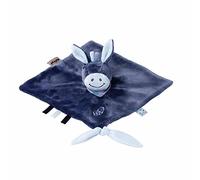 Nattou Doudou burro Alex con inserto para el chupete, 27 x 27 cm, Alex y Bibou, Azul