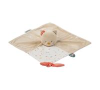 Nattou Doudou de Algodón y Terciopelo, Gatita Lana, Compañera Desde el Nacimiento, Aprox. 27 x 27 cm, Mila, Zoë y Lana, Beige