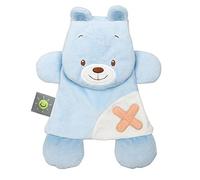 Nattou Doudou térmico calmante con forma de Oso con bolsa de gel extraíble, Budiezzz, 19 × 2.5 × 25 cm, A partir de 0 meses, Azul