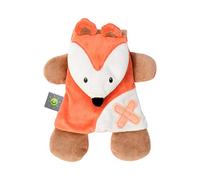 Nattou Doudou térmico calmante con forma de Zorro con bolsa de gel extraíble, Budiezzz, 19 × 2.5 × 25 cm, A partir de 0 meses, Naranja/Marrón