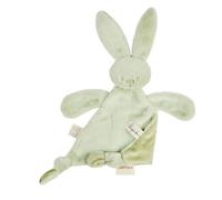 Nattou Lapidou Doudou Conejo - Manta de Apego Bebé - Juguete Sensorial - 37 cm - Verde Tilo