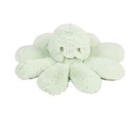 Nattou Lapidou Doudou Pulpo con Sonajero - Juguete Sensorial Bebé - Desarrollo Infantil - 25 cm - Verde Tilo