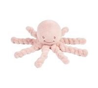 Nattou Lapidou Doudou Pulpo Peluche - Manta de Apego Bebé - Regalo Baby Shower - 22 cm - Rosa Polvo