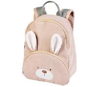 Nattou Lapidou Mochila Conejo - Mochila Infantil Peluche - Mochila Guardería - Mochila Suave Pana - Idea Regalo Niños - 28 cm - Arena