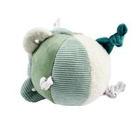 Nattou Lapidou Pelota Sensorial Bebé - Juguete Desarrollo Motor Fino - Juguete Educativo - 15 cm - Verde Tilo