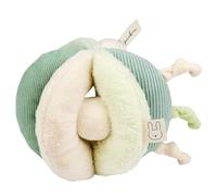 Nattou Lapidou Pelota Sensorial Bebé - Juguete Peluche Infantil - Estimulación Sensorial y Motora - 17 cm - Verde Tilo