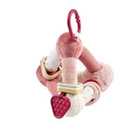 Nattou Lapidou Pirámide Actividades Bebé - Juguete Primera Infancia - Juguete Educativo - 20 cm - Rosa Polvo