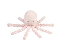 Nattou Lapidou Pulpo Peluche Bebé - Juguete Suave Sensorial - Juguete Primera Infancia - Desarrollo Táctil - 22 cm - Rosa