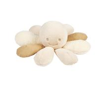 Nattou Lapidou Pulpo Peluche con Sonajero - Juguete Peluche Infantil - Primera Infancia - 26 cm - Arena