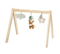 Nattou Loulou Arco de Actividades Caracol, Arco Montessori para Bebé, Desarrollo Sensorial y Motor para Bebés, 60 x 50 x 47 cm, Colores Suaves, Verde, Beige, Ecru