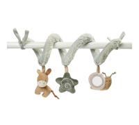 Nattou Loulou Espiral de Actividades para Bebé, Espiral de Actividades para Casa o de Viaje, Juguetes Carro Bebe, 18 cm, Colores Suaves, Verde, Beige, Ecru
