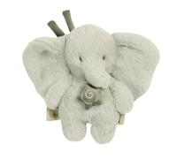 Nattou Loulou Mini Peluche Musical Elefante, Peluche para Bebé, Animal de Peluche con Música, Regalo para bebé, Regalo de Nacimiento, 20 cm, Verde Tilo