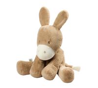 Nattou Loulou Peluche de Burro 60 cm, Peluche para bebé, Regalo para bebé, Regalo de Nacimiento, Caramelo Claro