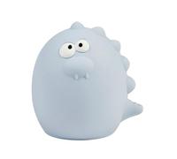 Nattou Luz Nocturna LED Dino - Luz Noche Bebé Silicona - 2 Niveles Brillo - Sin BPA - Lámpara Infantil - 12 cm - Azul