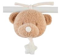 Nattou Peluche Activo de poliéster, con música, Oso, para Colgar, 16 cm Aprox., Osito, Marrón Claro