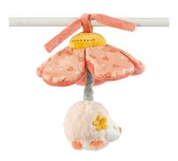 Nattou Peluche Colgante de Actividades de Poliéster, con Vibración, Eriza Zoë, Colección Mila, Zoë y Lana, Multicolor