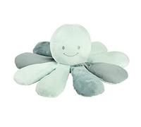 Nattou Peluche Maxi de Pulpo, 100 x 45 x 45 cm, Lapidou, Verde Menta