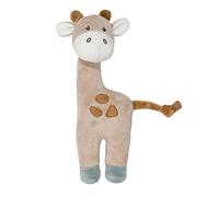 Nattou Peluche sonajero de poliéster, Jirafa Luna, Aprox. 23 cm, Luna y Axel, Verde / Beige